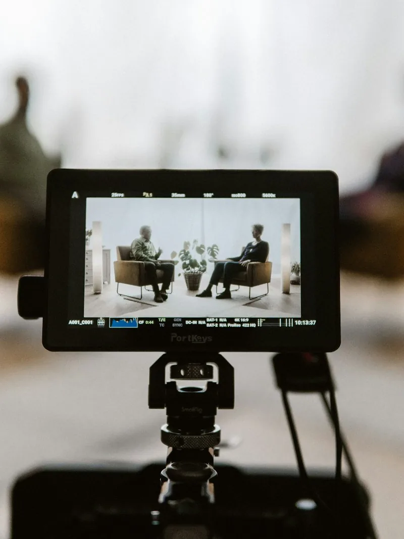 Film i fotografia dla firm – plan zdjęciowy wywiadu, produkcja filmowa dla firm